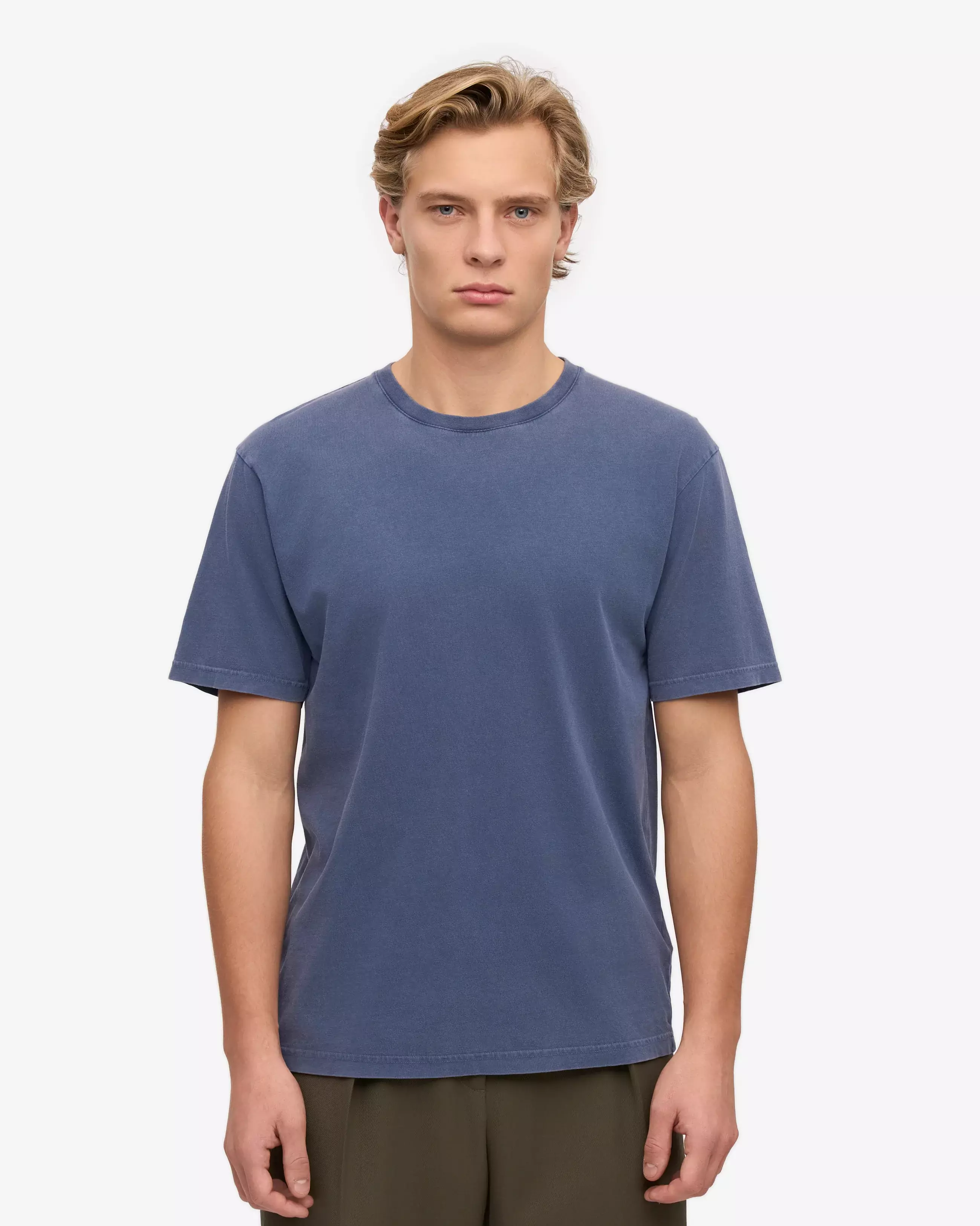 Wemoto Neptun Blue Classic Organic Tee Herren blau
